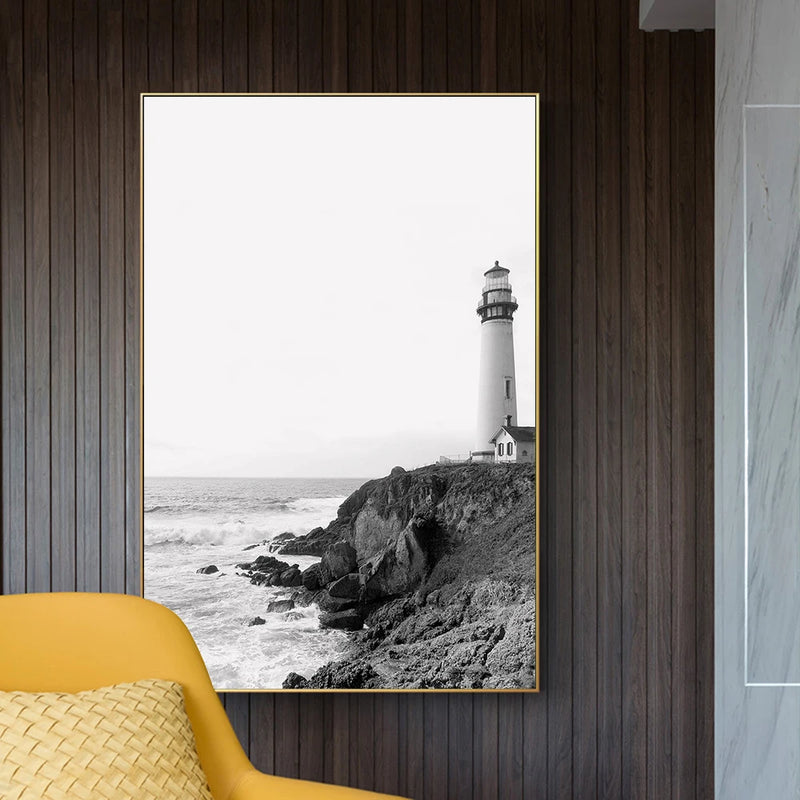 Lighthouse Photography Modern Wall Art