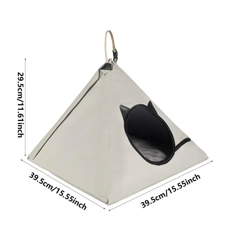 Cat Tent Hammock Hangable Design