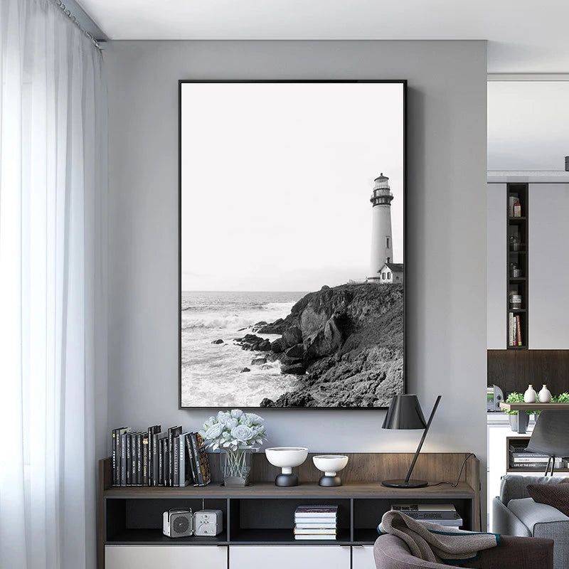 Lighthouse Photography Modern Wall Art