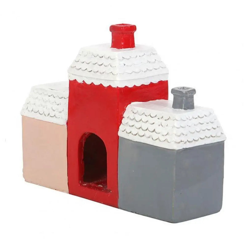 Resin Incense Cone Holder Christmas House