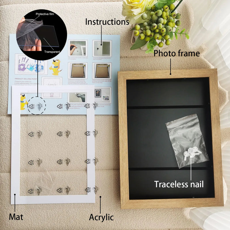 Children Art Frames Magnetic A3 A4 Changeable